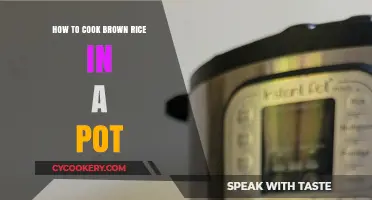 Cooking Brown Rice: A Simple Pot Method