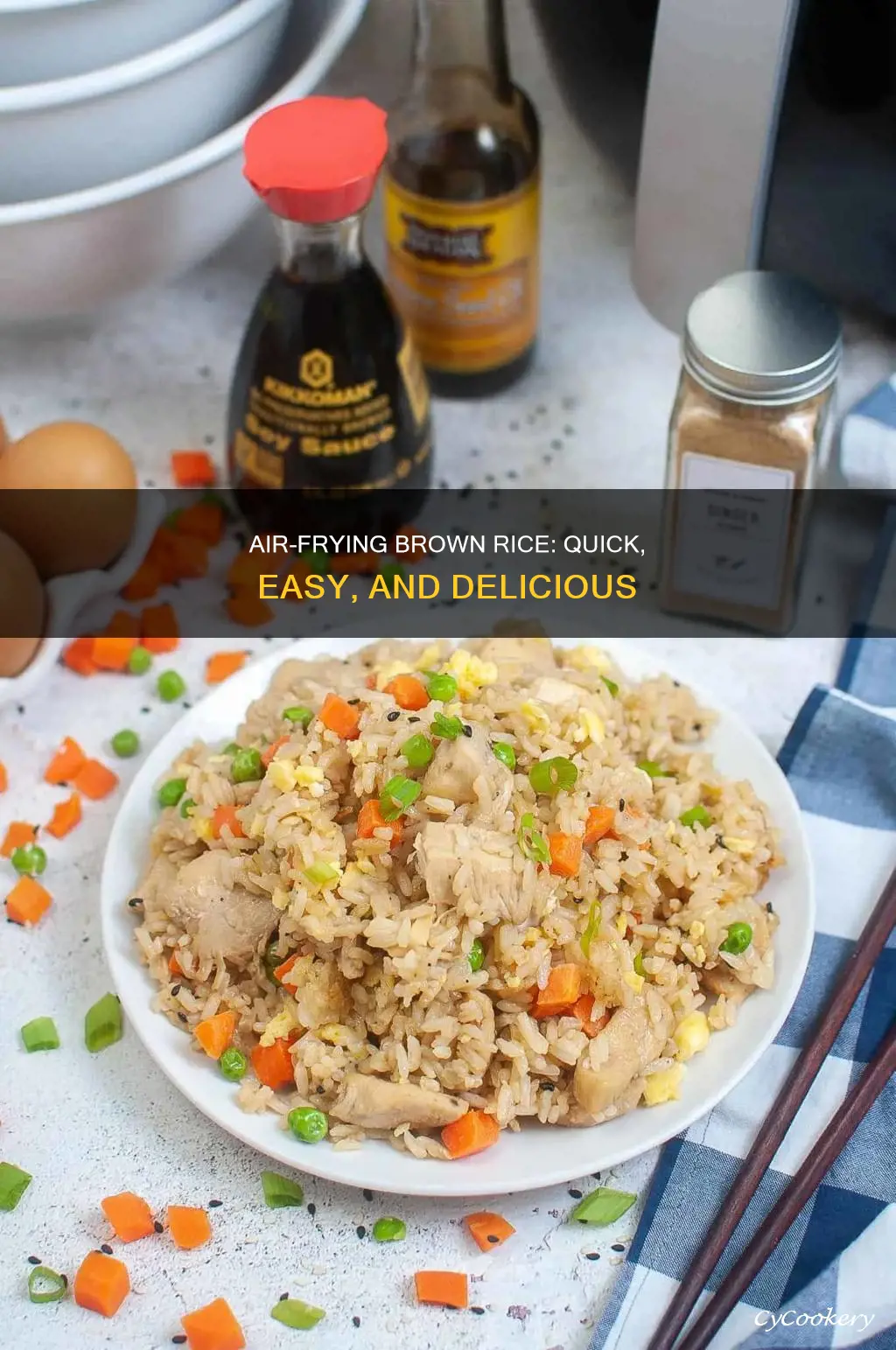 how to cook brown rice in air fryer