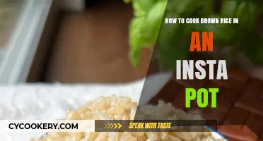 Cooking Brown Rice: Insta Pot Method
