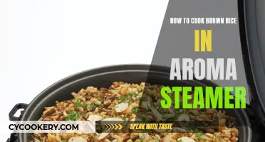 Cooking Brown Rice: Aroma Steamer Method