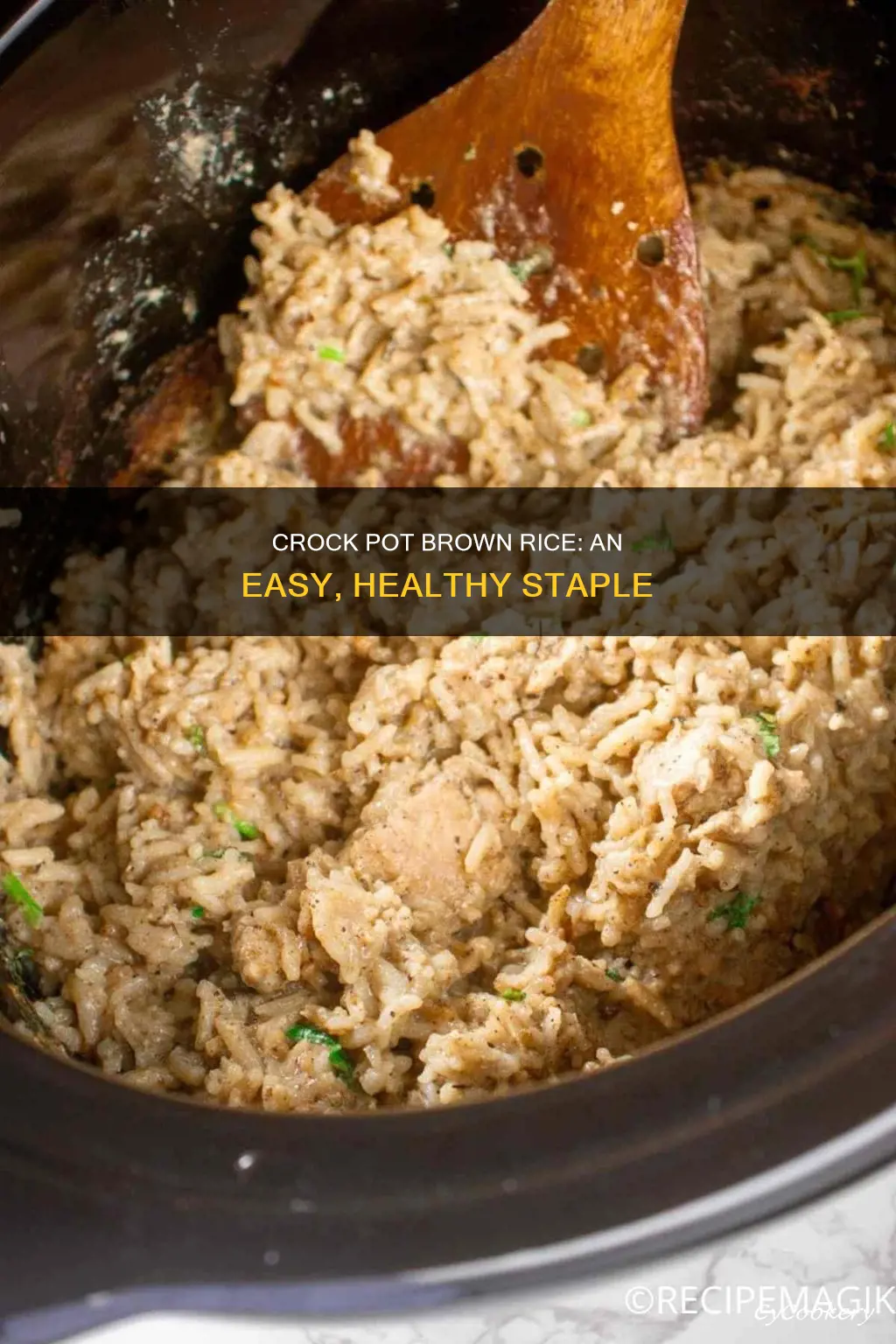 how to cook brown rice in crock pot