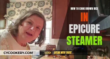 Steaming Brown Rice: Epicure Steamer Secrets