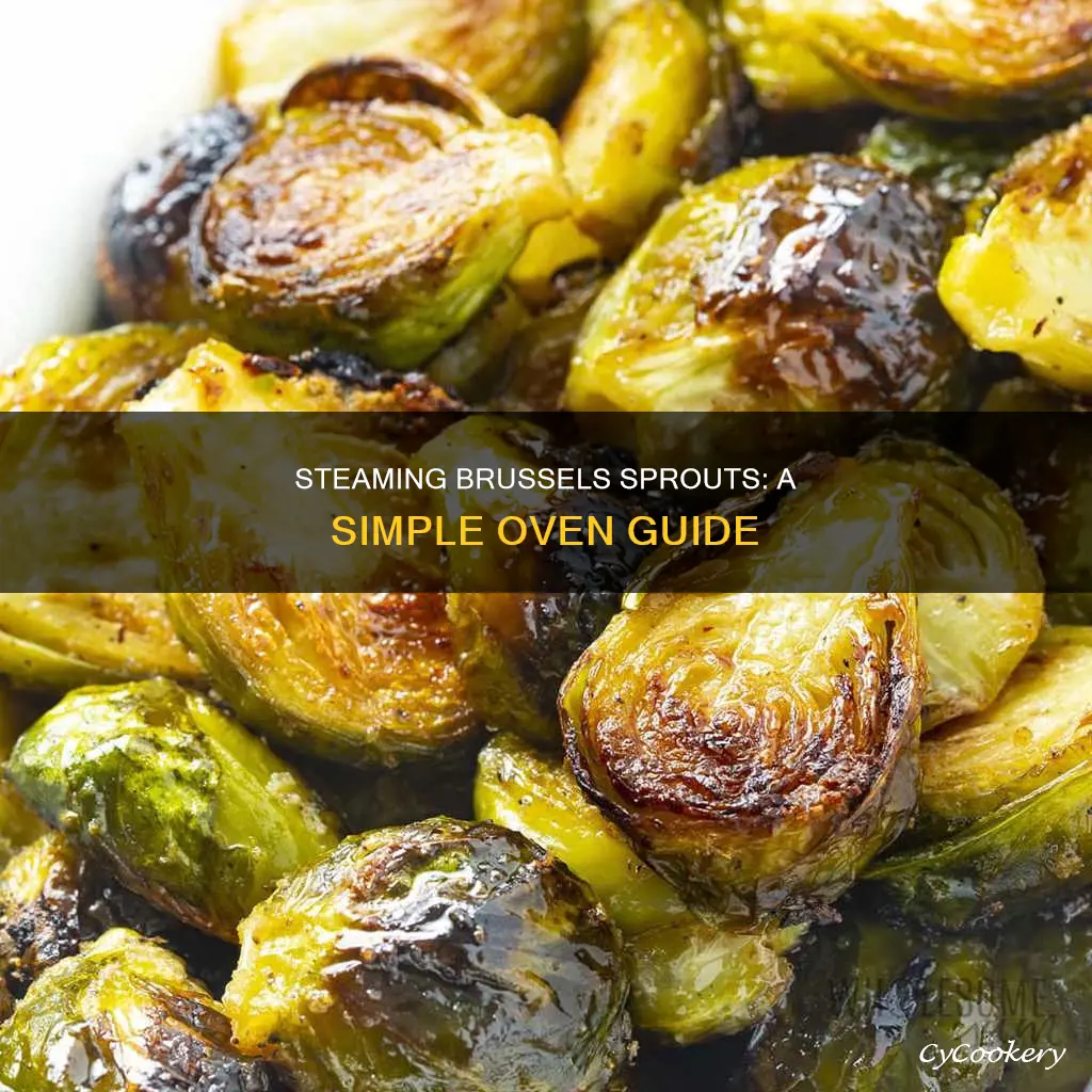 how to cook brussel sprouts in steam oven