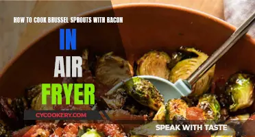 Air-Fryer Brussels Sprouts: Bacon Bliss