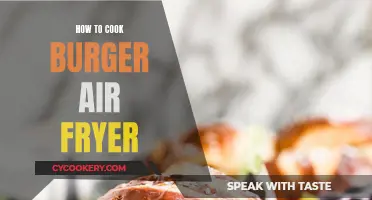 Air-Fryer Burgers: Quick, Crispy, and Delicious!