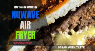 Master the Art of Burgers: NuWave Air Fryer Technique