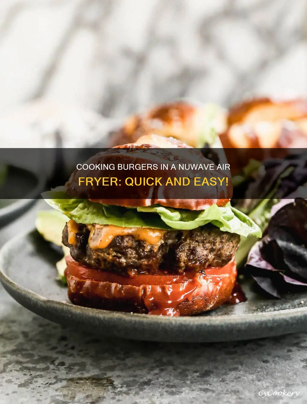 how to cook burgers in nuwave air fryer