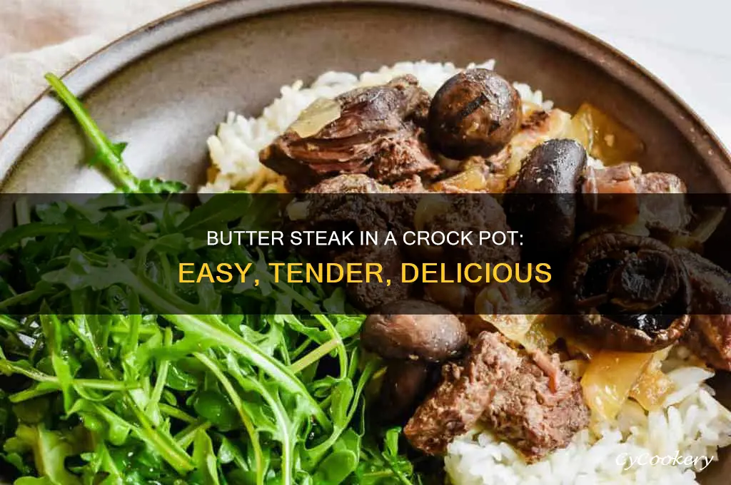 how to cook butter steak in crock pot