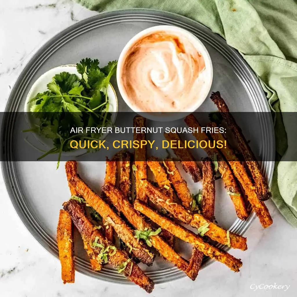 how to cook butternut squash fries in air fryer