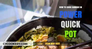 Quick Cabbage Cooking in a Power Quick Pot