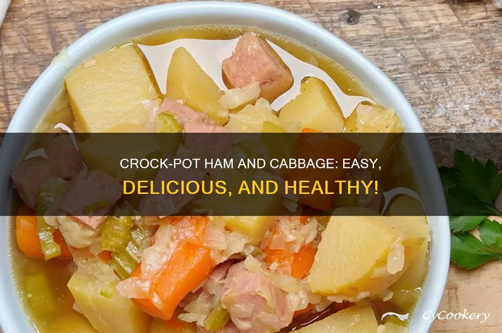 how to cook cabbage with ham in crock pot