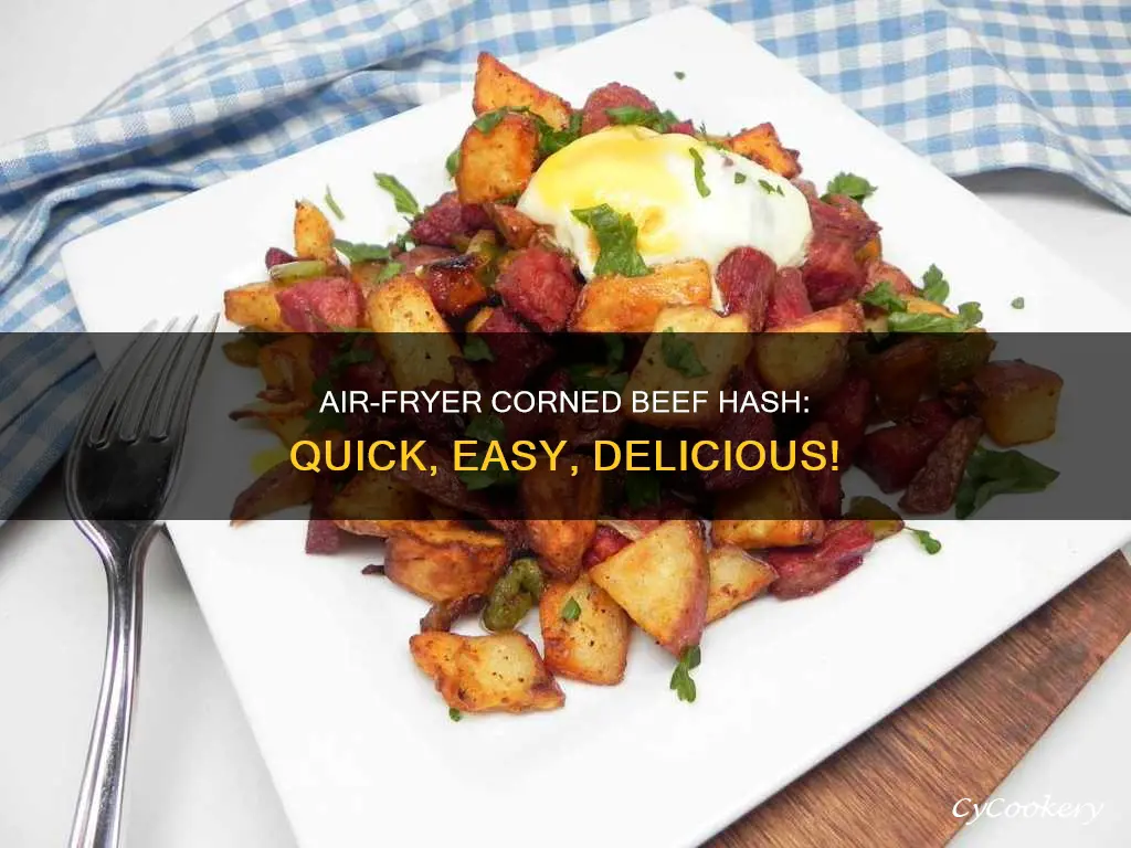 how to cook canned corned beef hash in air fryer