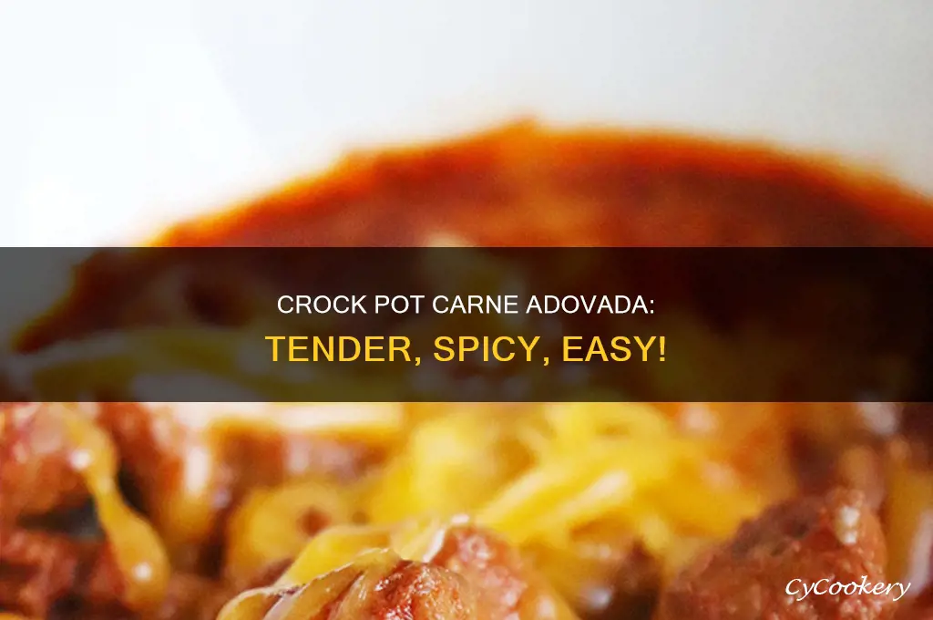 how to cook carne adovada in a crock pot