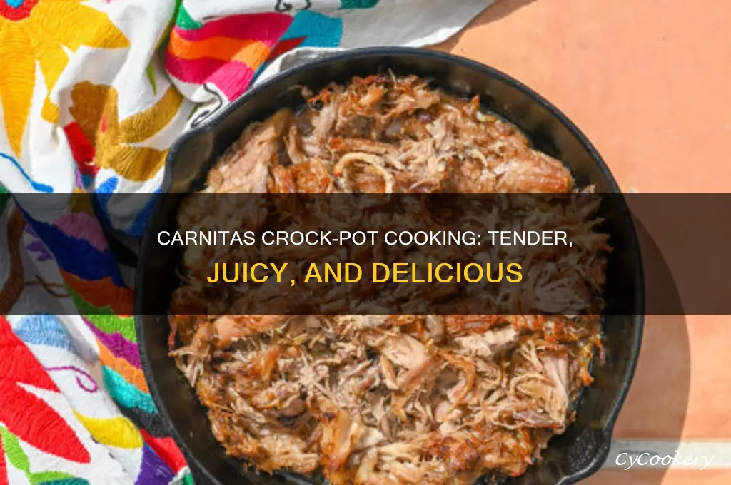 how to cook carnitas in the crock pot