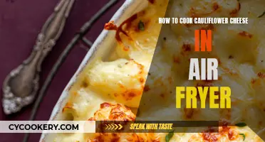 Crispy Cauliflower Cheese: Air Fryer Recipe for a Cheesy Delight