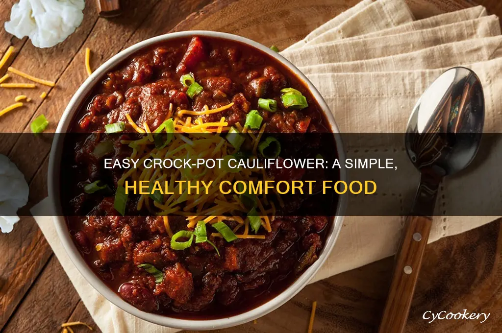 how to cook cauliflower in a crock pot