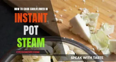 Steaming Cauliflower Perfection with Your Instant Pot