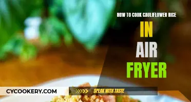 Air-Fryer Cauliflower Rice: Quick, Easy, and Healthy!
