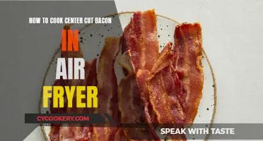 Air-Fryer Bacon: Crispy Center-Cut Perfection