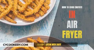 Air-Fried Chayote: Quick, Easy, and Healthy!