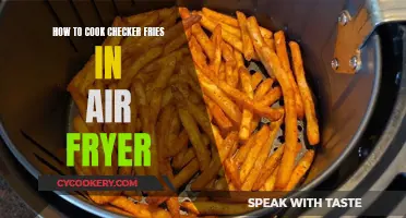 Crispy Checker Fries: Air Fryer Mastery