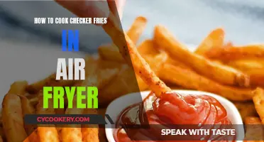 Air-Fryer Checker Fries: Quick, Crispy, and Delicious!