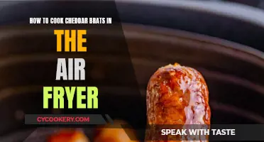 Crispy Cheddar Brat Delight: Air Fryer Magic!