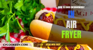 Air Fryer Cheddarwurst: Quick, Easy, and Delicious