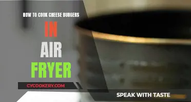 Air-Fryer Cheeseburger: Quick, Crispy, and Juicy
