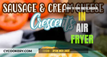 Cheesy Sausage Delight: Air Fryer Cooking Made Easy