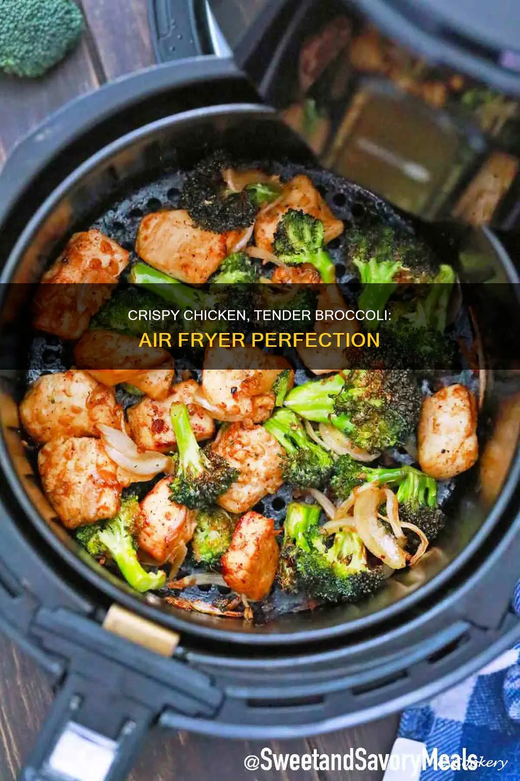 how to cook chicken and broccoli in air fryer