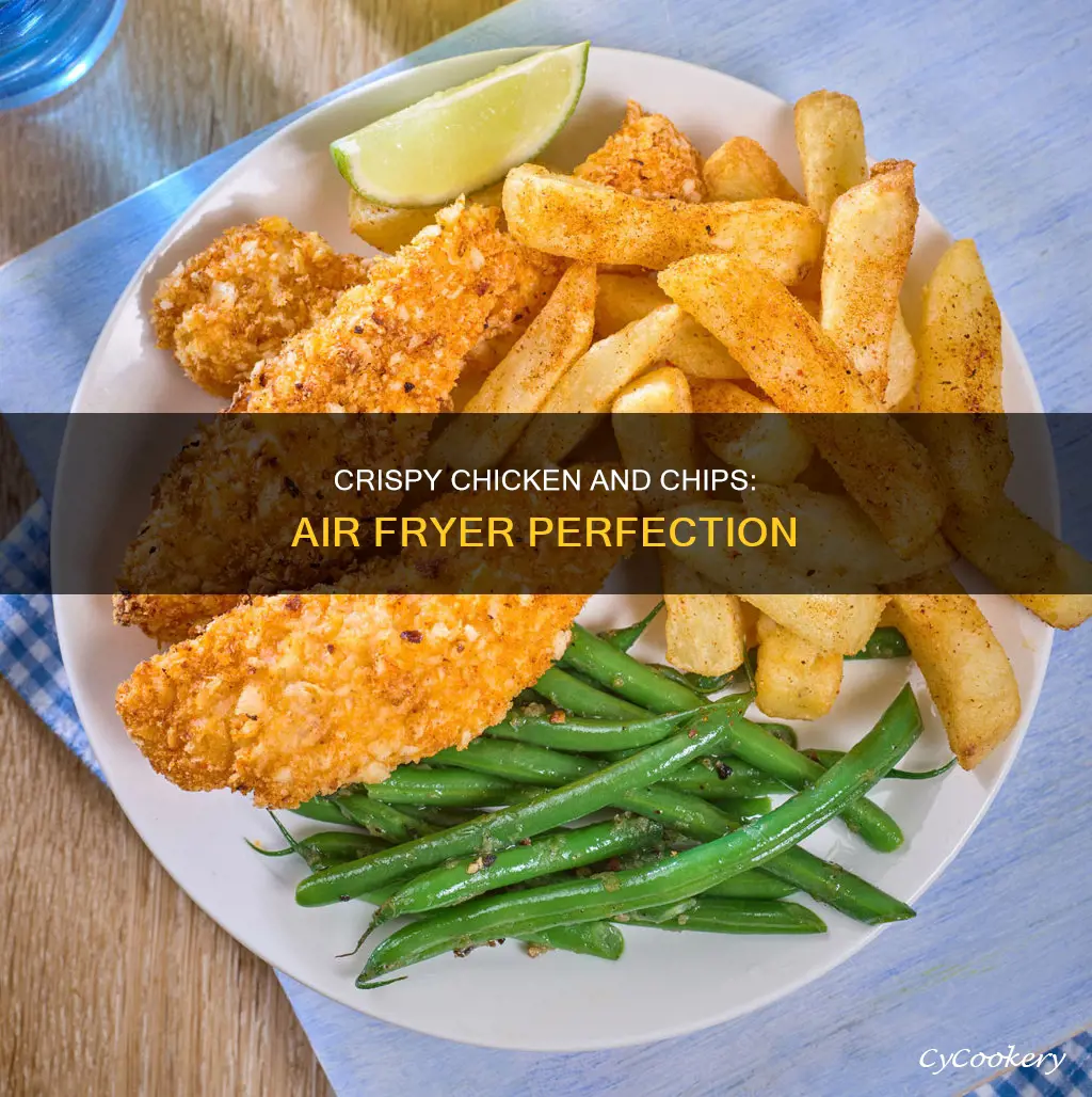 how to cook chicken and chips in air fryer