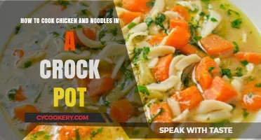 Easy Crock Pot Chicken and Noodles Recipe