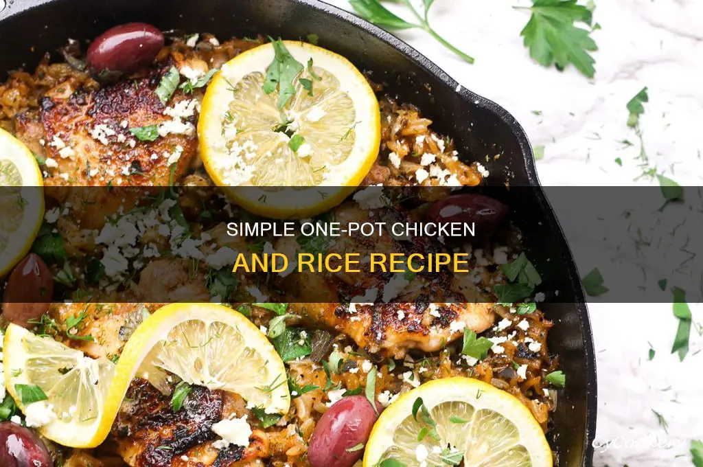 how to cook chicken and rice in one pot
