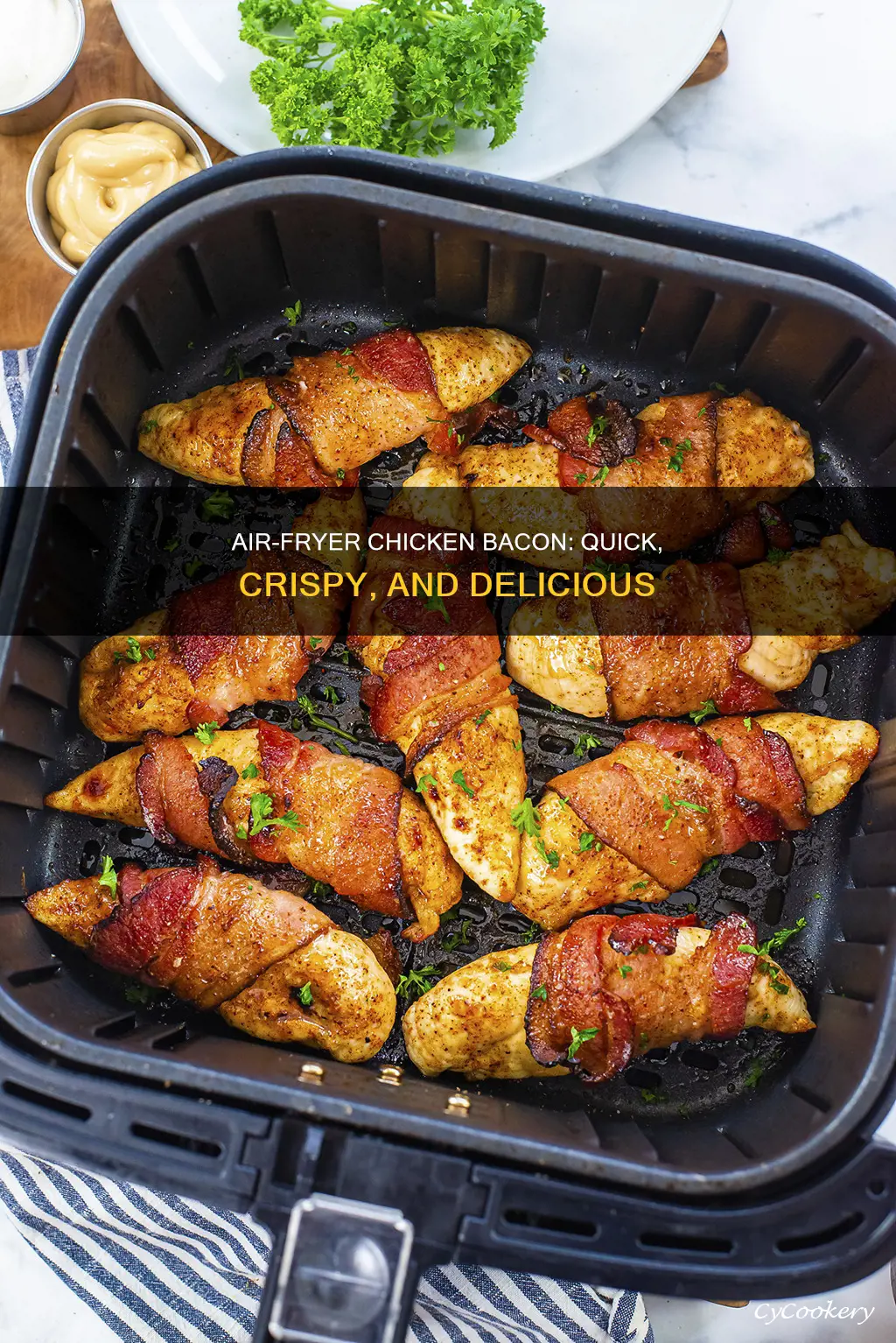 how to cook chicken bacon in air fryer