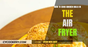 Air-Fryer Chicken Balls: Quick, Easy, and Delicious!
