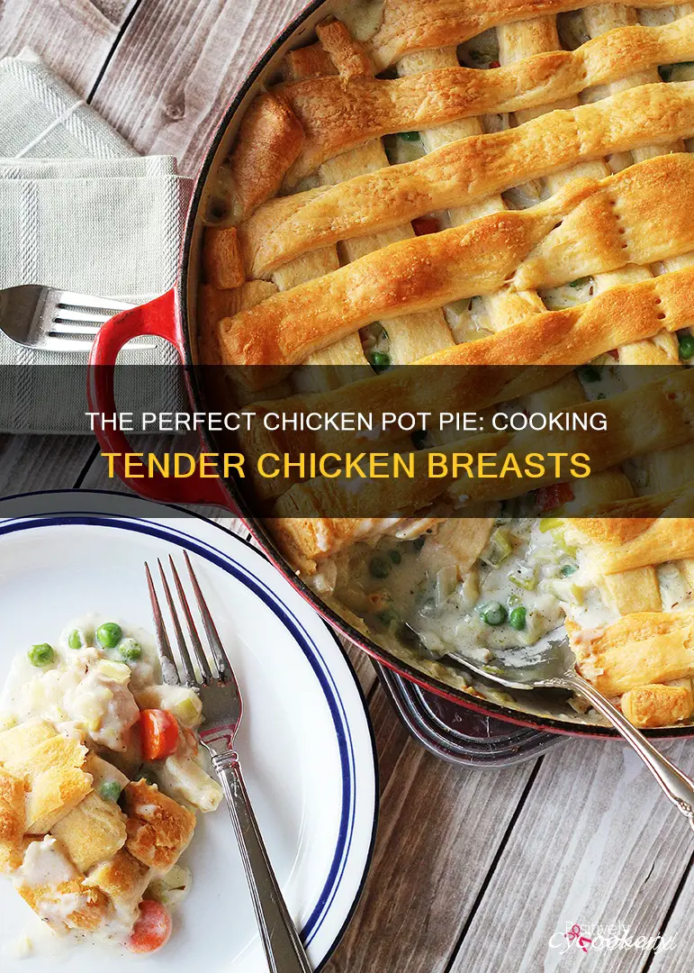 how to cook chicken breast for chicken pot pie