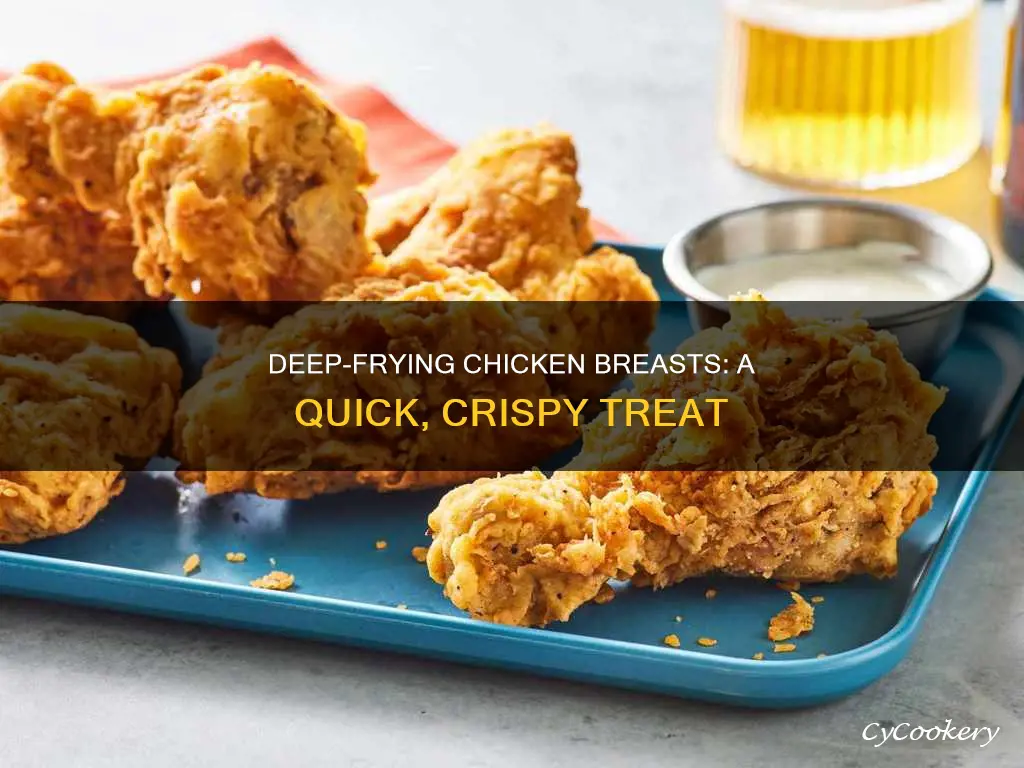how to cook chicken breast in a deep fryer