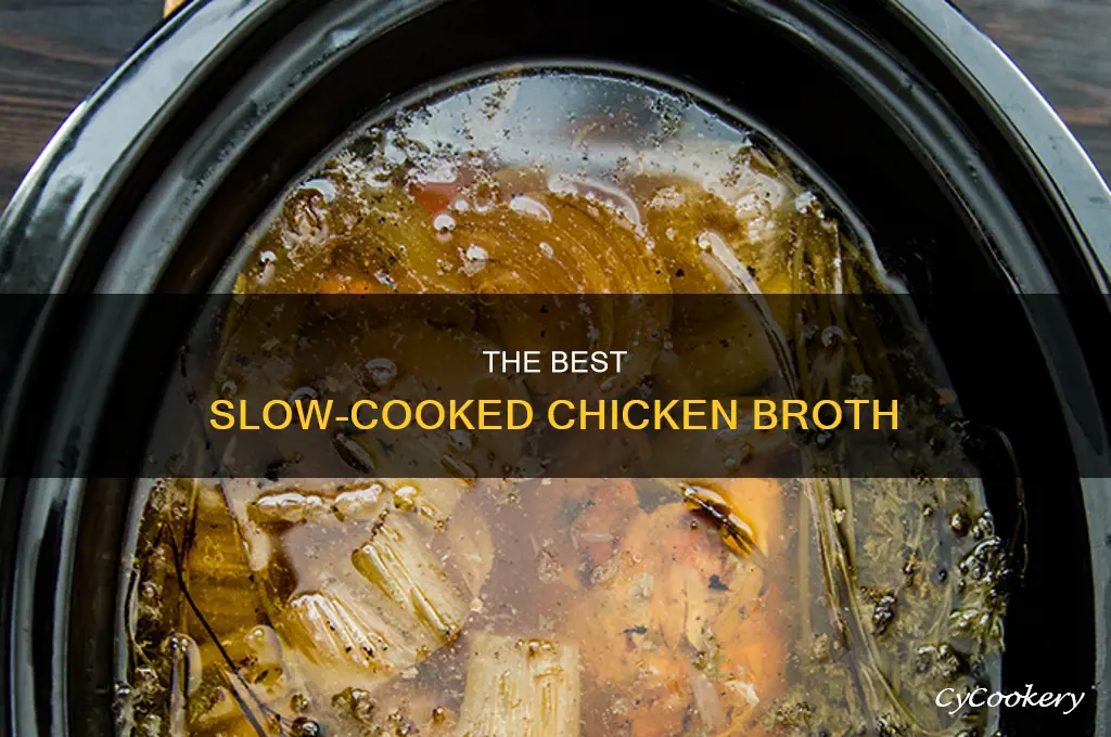 how to cook chicken broth in a crock pot