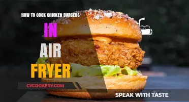 Crispy Chicken Burgers: Air Fryer Magic!