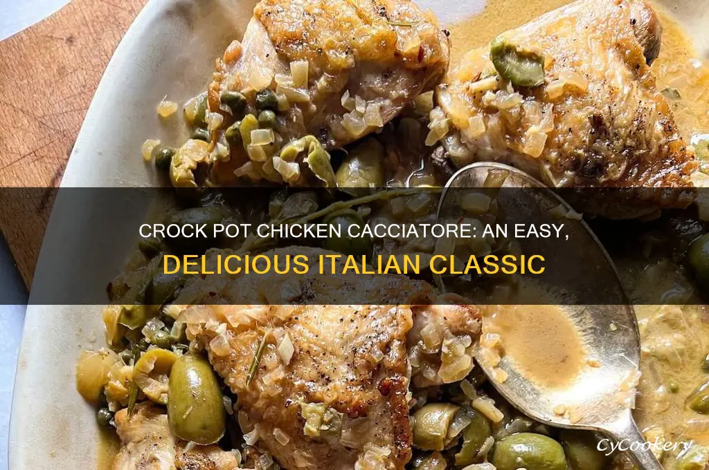 how to cook chicken cacciatore in a crock pot