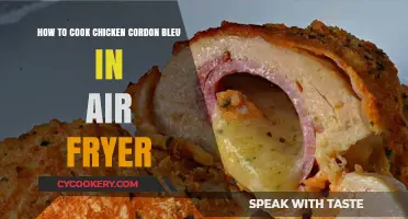 Crispy Chicken cordon Bleu: Air Fryer Magic!