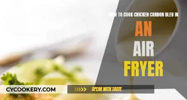 Air-Fried Chicken Cordon Bleu: A Quick, Crispy Delight!