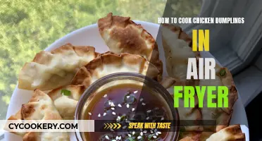 Crispy Chicken Dumplings: Air Fryer Magic!