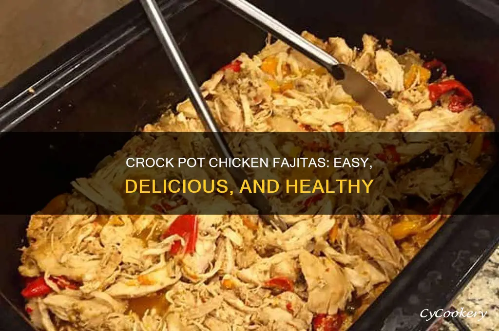 how to cook chicken fajita meat in crock pot