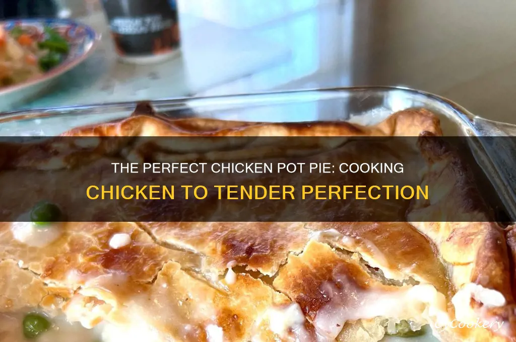 how to cook chicken for cihcken pot pie