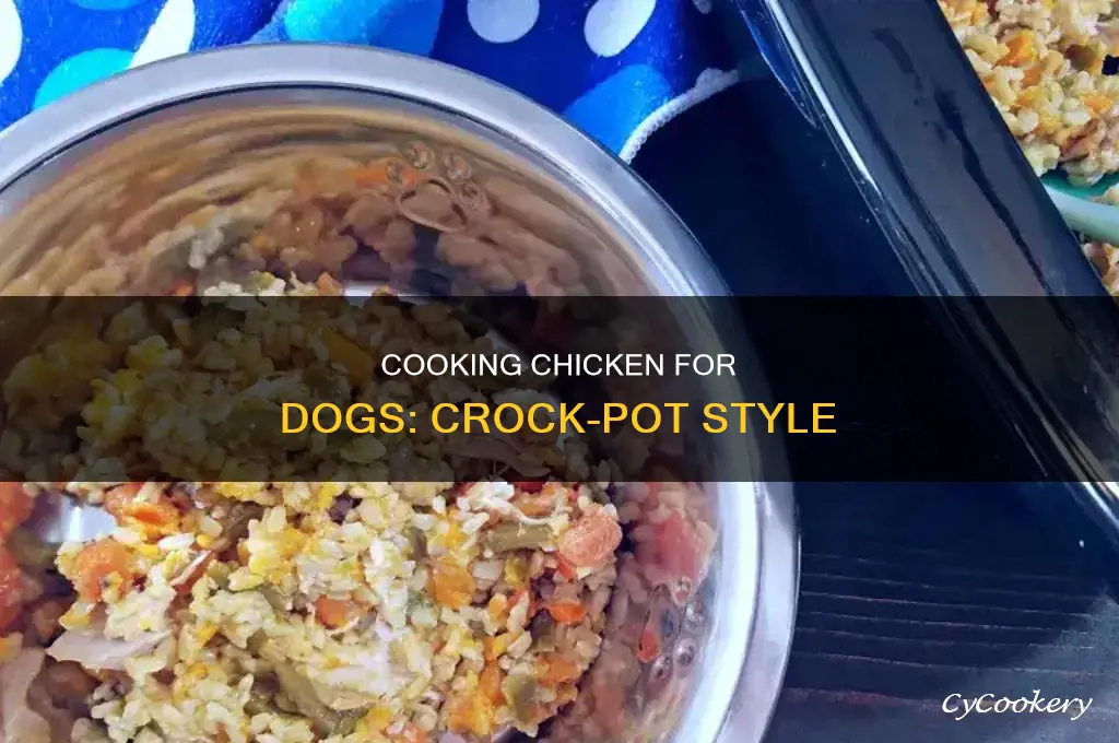 how to cook chicken for dogs in a crock pot