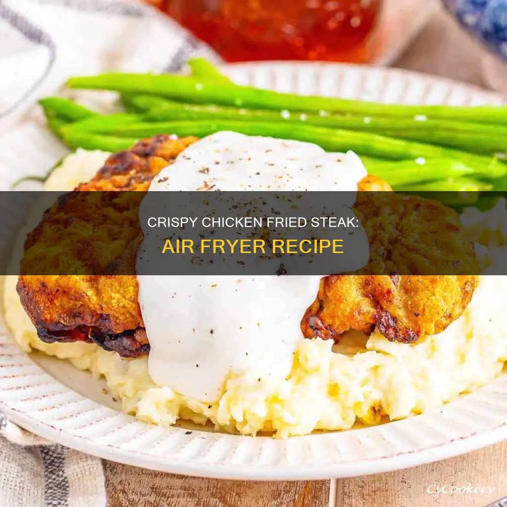 how to cook chicken fried steak in a air fryer