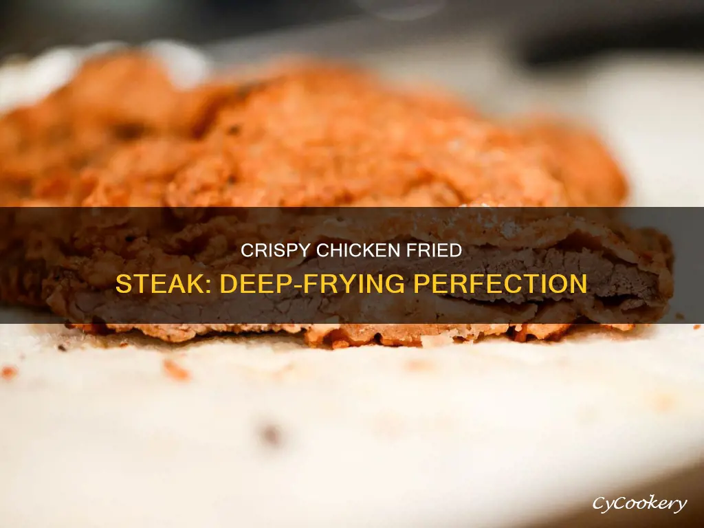 how to cook chicken fried steak in a deep fryer