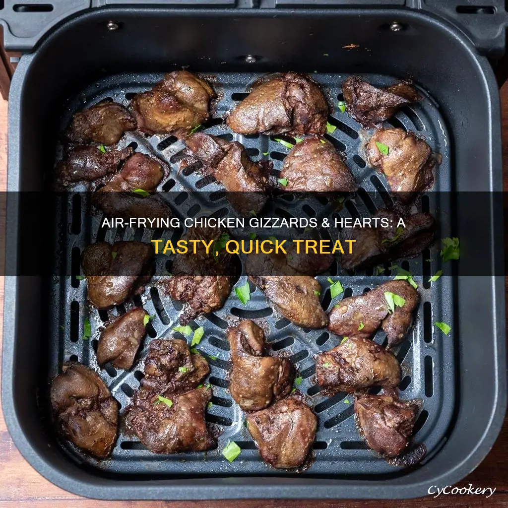 how to cook chicken gizzards and hearts in air fryer